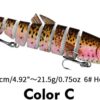 Multi Jointed 12.5cm 21.5g Lures Artificial W Fishing Artificial Bait Soft Plastic Lures - Image 3