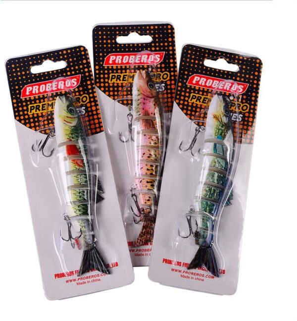 Multi Jointed 12.5cm 21.5g Lures Artificial W Fishing Artificial Bait Soft Plastic Lures - Image 4