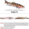 Multi Jointed 12.5cm 21.5g Lures Artificial W Fishing Artificial Bait Soft Plastic Lures - Image 6