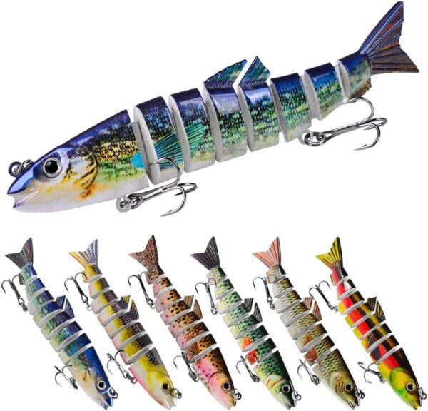 Multi Jointed 12.5cm 21.5g Lures Artificial W Fishing Artificial Bait Soft Plastic Lures - Image 7