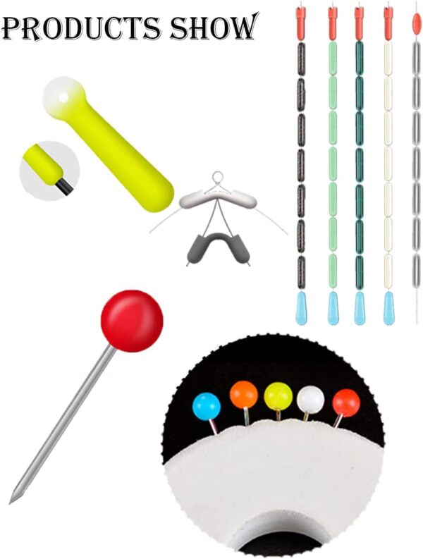 Fishing Float Bobber Stopper  a Full Set of  Dry Flies Nymphs Fly Fishing Flies Kit - Image 3