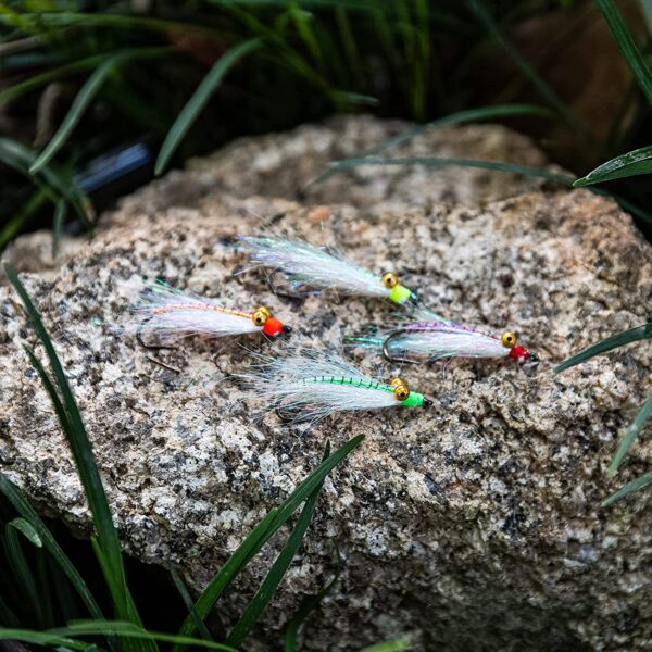 4pcs Clouser Minnow Fly Fishing Flies Assort Dry Flies Nymphs Fly Fishing Flies Kit - Image 6