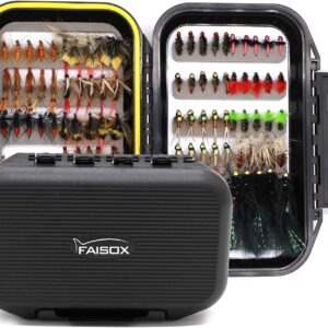 Fly Fishing Flies Assortment Kit 50/100pcs D Dry Flies Nymphs Fly Fishing Flies Kit