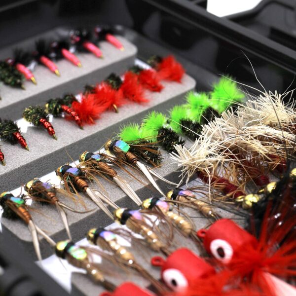 Fly Fishing Flies Assortment Kit 50/100pcs D Dry Flies Nymphs Fly Fishing Flies Kit - Image 6