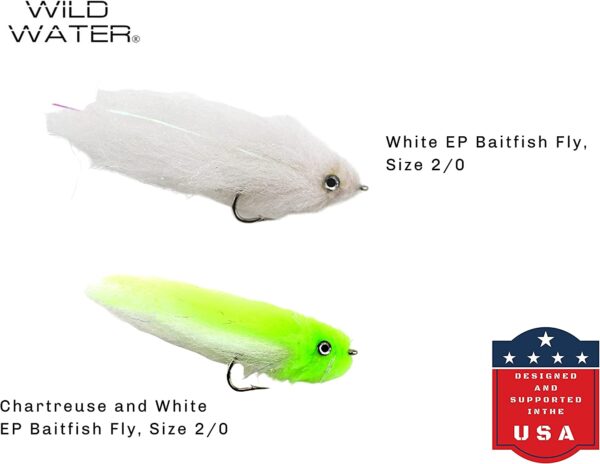 Fly Fishing EP Top Water Baitfish Assortment Dry Flies Nymphs Fly Fishing Flies Kit - Image 4