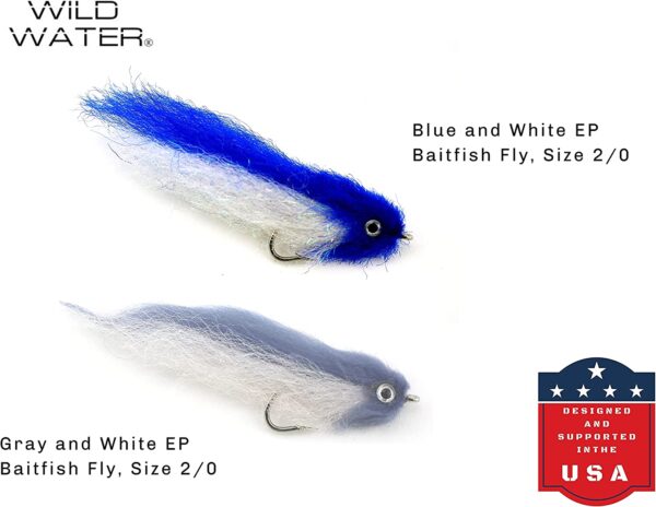 Fly Fishing EP Top Water Baitfish Assortment Dry Flies Nymphs Fly Fishing Flies Kit - Image 6