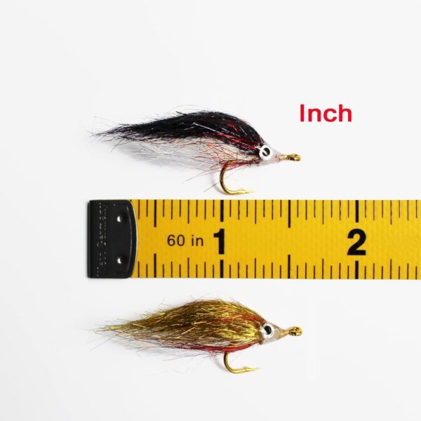 12 pcs Wounded Minnow Fly Ice Dub UV Polar F Dry Flies Nymphs Fly Fishing Flies Kit - Image 3