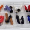 Fly Fishing Mop Flies Set containing Beadhea Dry Flies Nymphs Fly Fishing Flies Kit