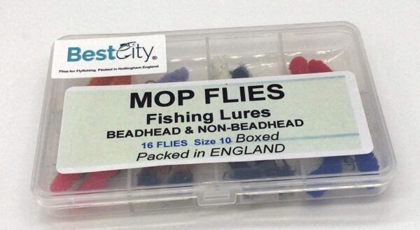 Fly Fishing Mop Flies Set containing Beadhea Dry Flies Nymphs Fly Fishing Flies Kit - Image 2