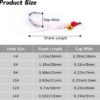 4pcs Clouser Minnow Fly Fishing Flies Assort Dry Flies Nymphs Fly Fishing Flies Kit - Image 5