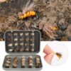 Fly Fishing Lure  Fly Lure with Hook  ABS 40 Dry Flies Nymphs Fly Fishing Flies Kit - Image 5