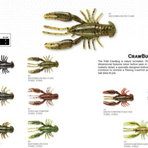 YUM Craw Chunk Soft Plastic Bait Bass Fishing Fishing Artificial Bait Soft Plastic Lures