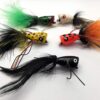 Fishing Bass Pike Flies 10 Pack Poppers Size Dry Flies Nymphs Fly Fishing Flies Kit - Image 4