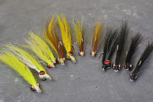 Clouser Minnow Flies 12 Fly Assortment Tie Dry Flies Nymphs Fly Fishing Flies Kit