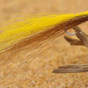 Clouser Minnow Fishing Flies Yellow & Brow Dry Flies Nymphs Fly Fishing Flies Kit