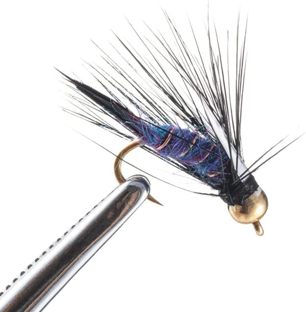 Hand Tied Flies Fly Flies with Copper Bead H Dry Flies Nymphs Fly Fishing Flies Kit - Image 2