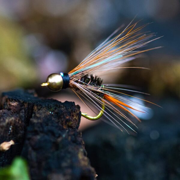 Hand Tied Flies Fly Flies with Copper Bead H Dry Flies Nymphs Fly Fishing Flies Kit - Image 7