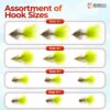 ?C 12 PC Wooly Bugger Flies 6 Patterns Avai Dry Flies Nymphs Fly Fishing Flies Kit - Image 3