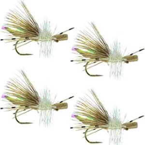 The Fly Fishing Place 2 Pac Golden Stonefly  Dry Flies Nymphs Fly Fishing Flies Kit