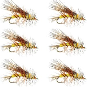 Fly Fishing 6 Stimulator Attractor Flies S Dry Flies Nymphs Fly Fishing Flies Kit