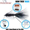 RoxStar Fly Fishing Shop Proudly Hand Tied Dry Flies Nymphs Fly Fishing Flies Kit - Image 3