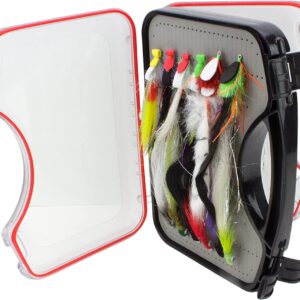 Fly Fishing Mini Mega Freshwater/Saltwater A Dry Flies Nymphs Fly Fishing Flies Kit