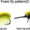 Riverrruns Best Assortment Combo Flies with  Dry Flies Nymphs Fly Fishing Flies Kit - Image 3