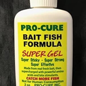 Bait Fish Formula Gel  2 Ounce Fishing Artificial Bait Soft Plastic Lures
