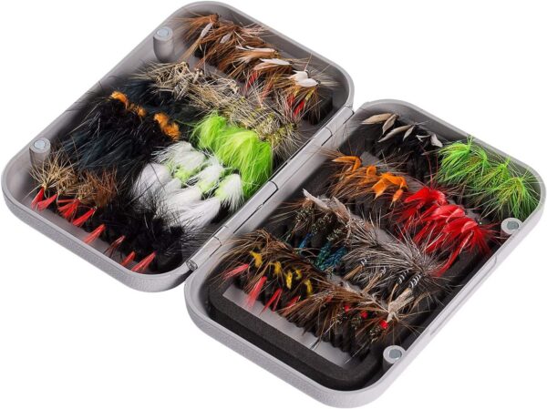 Fly Fishing Flies Kit Fly Assortment Trout B Dry Flies Nymphs Fly Fishing Flies Kit