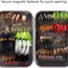 Fly Fishing Flies Kit Fly Assortment Trout B Dry Flies Nymphs Fly Fishing Flies Kit - Image 5