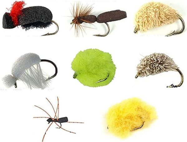 Best Assortment Flies Combo Carp Flies Wet T Dry Flies Nymphs Fly Fishing Flies Kit