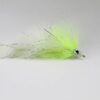 Chartreuse and White Marabou Game Changer Jo Dry Flies Nymphs Fly Fishing Flies Kit