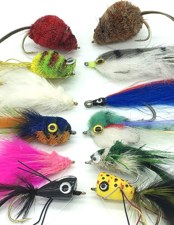 Bass and Pike Lure Selection Fly Fishing and Dry Flies Nymphs Fly Fishing Flies Kit
