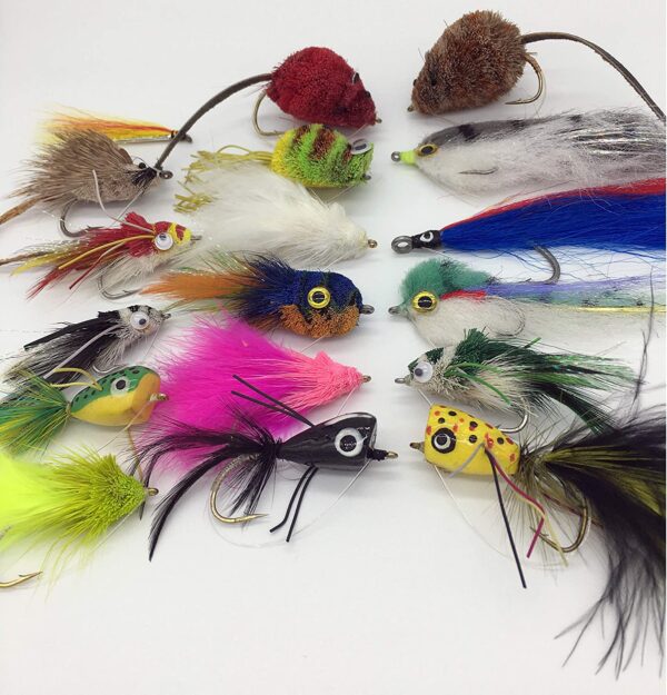 Bass and Pike Lure Selection Fly Fishing and Dry Flies Nymphs Fly Fishing Flies Kit - Image 3