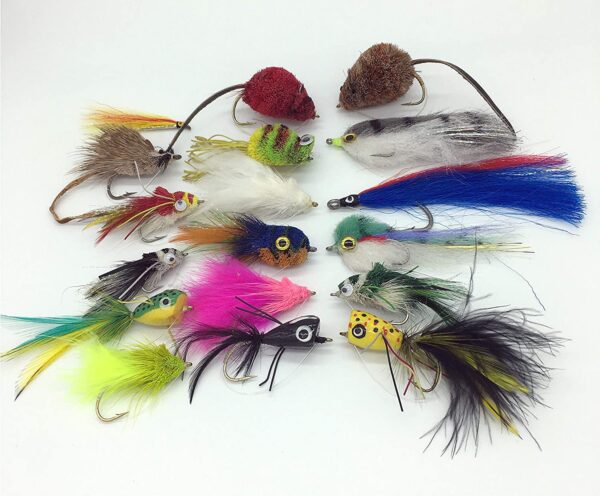 Bass and Pike Lure Selection Fly Fishing and Dry Flies Nymphs Fly Fishing Flies Kit - Image 4