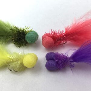 Fly Fishing Beautiful Booby (Foam Head Boobi Dry Flies Nymphs Fly Fishing Flies Kit