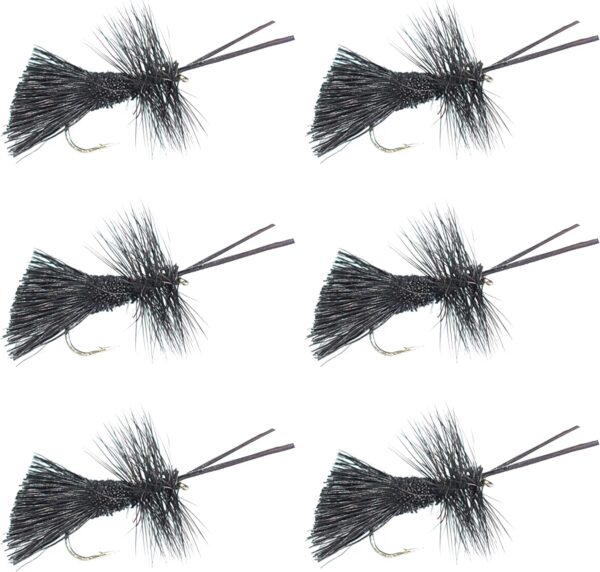 Black Goddard Caddis Classic Trout Dry Fly Dry Flies Nymphs Fly Fishing Flies Kit
