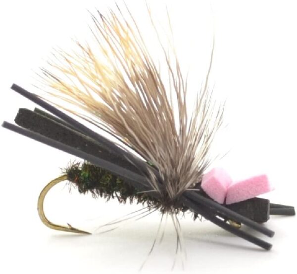 Dropper Hopper Grasshopper Trout Fly Fishing Dry Flies Nymphs Fly Fishing Flies Kit - Image 2