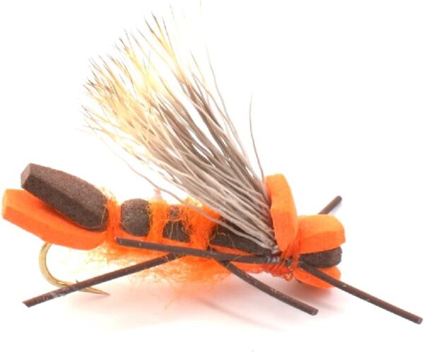 Trout Fly Assortment High Visibility Foam  Dry Flies Nymphs Fly Fishing Flies Kit - Image 4