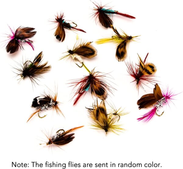 12pcs Fly Fishing Flies Kit Fly Fishing Lure Dry Flies Nymphs Fly Fishing Flies Kit - Image 3