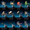 Fly Fishing Flies Kit 64/100/110/120pcs Ha Dry Flies Nymphs Fly Fishing Flies Kit - Image 5