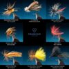 Fly Fishing Flies Kit 64/100/110/120pcs Ha Dry Flies Nymphs Fly Fishing Flies Kit - Image 6