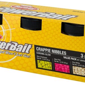 PowerBait ChromaGlow Crappie Nibble Fishing D Fishing Artificial Bait Soft Plastic Lures