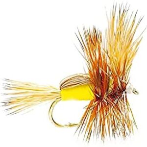 Yellow Humpy Classic Trout Dry Fly Fishing F Dry Flies Nymphs Fly Fishing Flies Kit