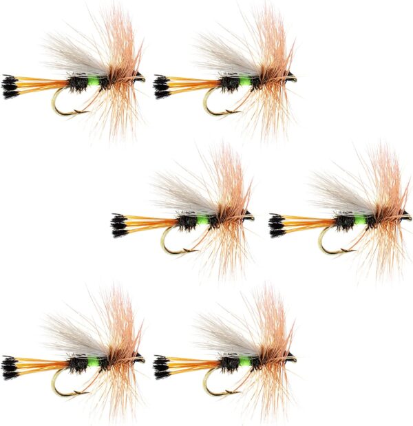 Lime Royal Trude Classic Trout Dry Fly Fishi Dry Flies Nymphs Fly Fishing Flies Kit