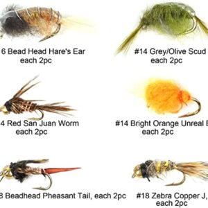 Best Assortment Flies Combo Carp Flies Wet T Dry Flies Nymphs Fly Fishing Flies Kit