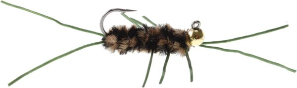 Tungsten Bead Jigged Pat's Rubber Legs Nymph Dry Flies Nymphs Fly Fishing Flies Kit - Image 2