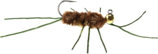 Tungsten Bead Jigged Pat's Rubber Legs Nymph Dry Flies Nymphs Fly Fishing Flies Kit - Image 3