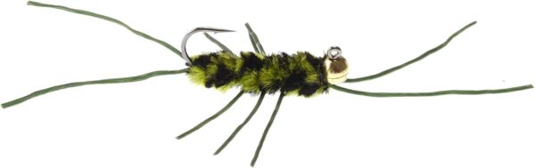 Tungsten Bead Jigged Pat's Rubber Legs Nymph Dry Flies Nymphs Fly Fishing Flies Kit - Image 4