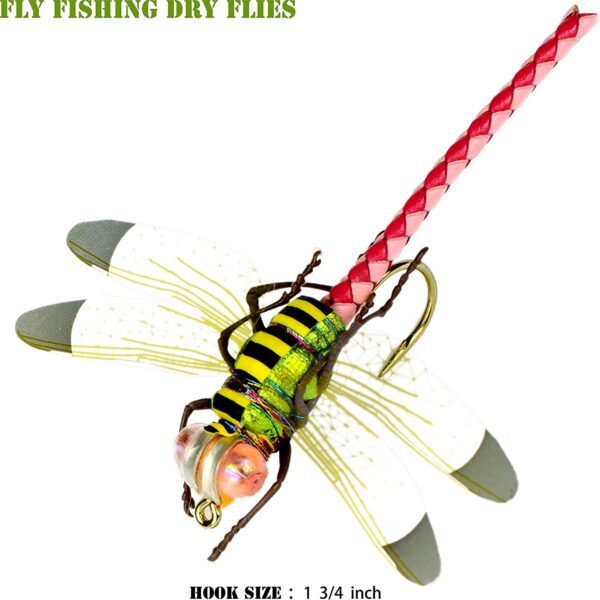 Dragonfly Fly Fishing Flies High Simulation  Dry Flies Nymphs Fly Fishing Flies Kit - Image 2